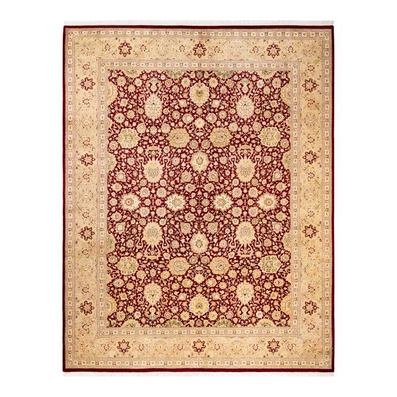 Veleria One-of-a-Kind 8' 1" X 10' 2" 2010s Wool Area Rug in Red