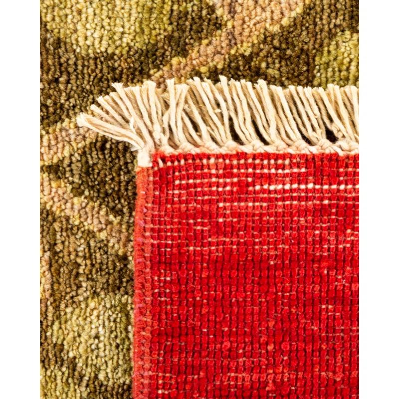 Isabelline Verlynn One-of-a-Kind 10' 2" X 13' 9" 2010s Wool Area Rug in Red