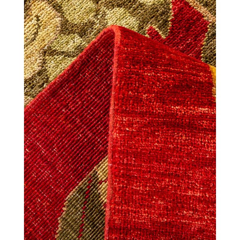 Isabelline Verlynn One-of-a-Kind 10' 2" X 13' 9" 2010s Wool Area Rug in Red