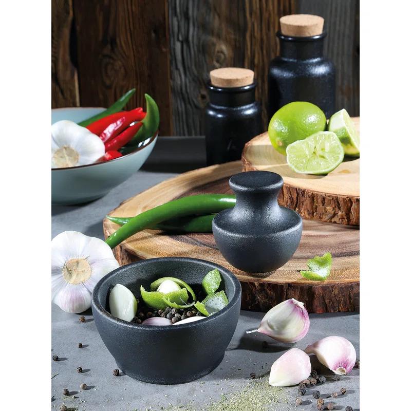 Manu Metal Mortar And Pestle Set