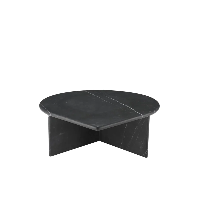 Naples Black Marble Nested Coffee Table Set