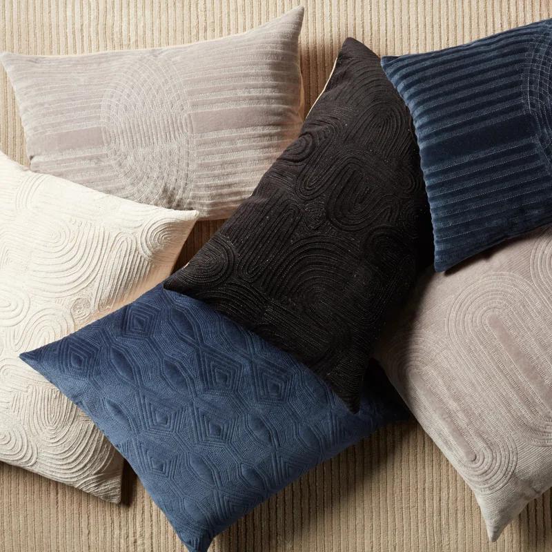 Deco Pfeiffer Rectangular Cotton Pillow Cover & Insert