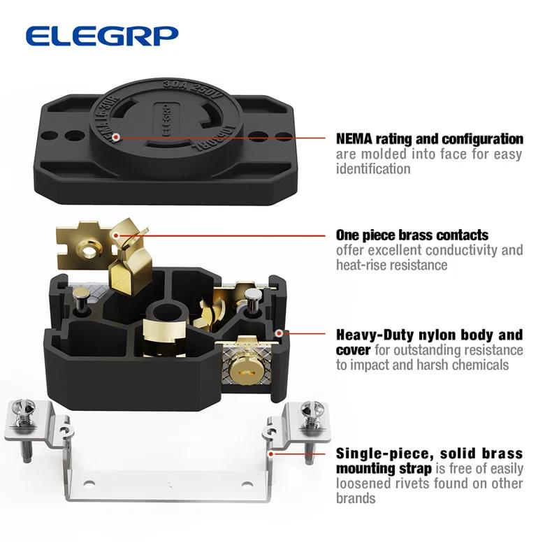 30 Tamper Resistant Single Outlet