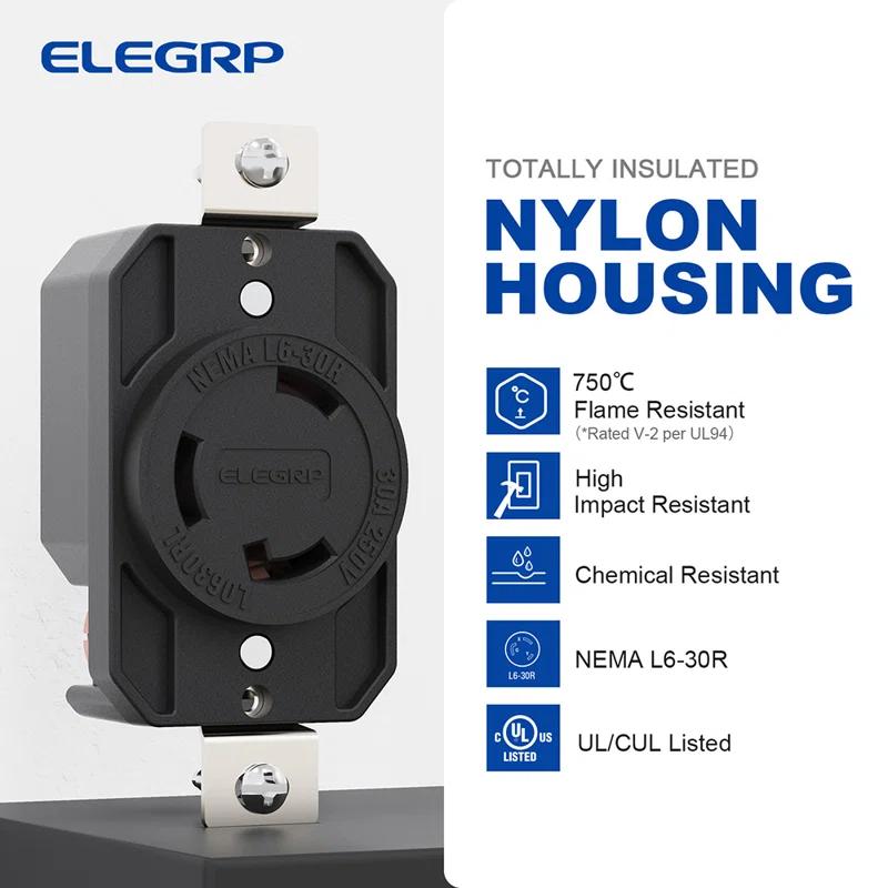 30 Tamper Resistant Single Outlet