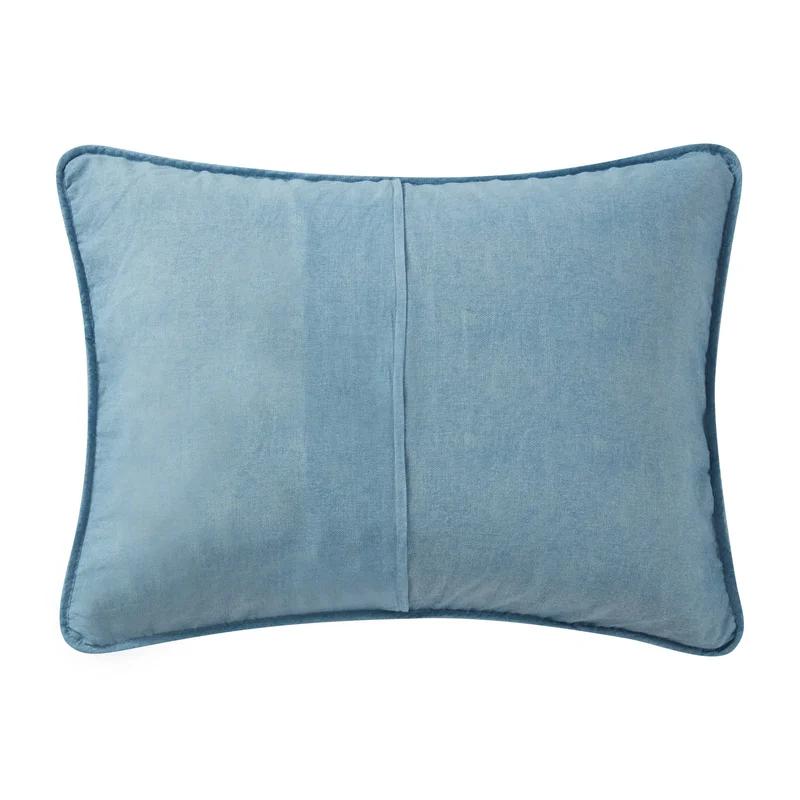Coastal Breeze Full/Queen Blue Cotton Reversible Quilt Set