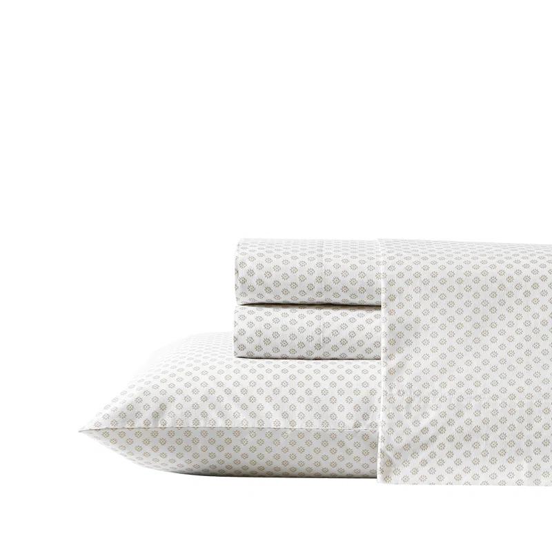 Stone Cottage Bedding Millstone 400 Thread Count 100% Cotton Percale Sheet Set