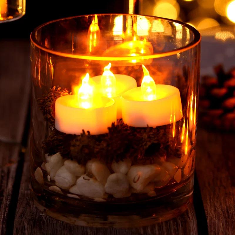 AGPtEK Unscented Flameless Candle (Set of 100)