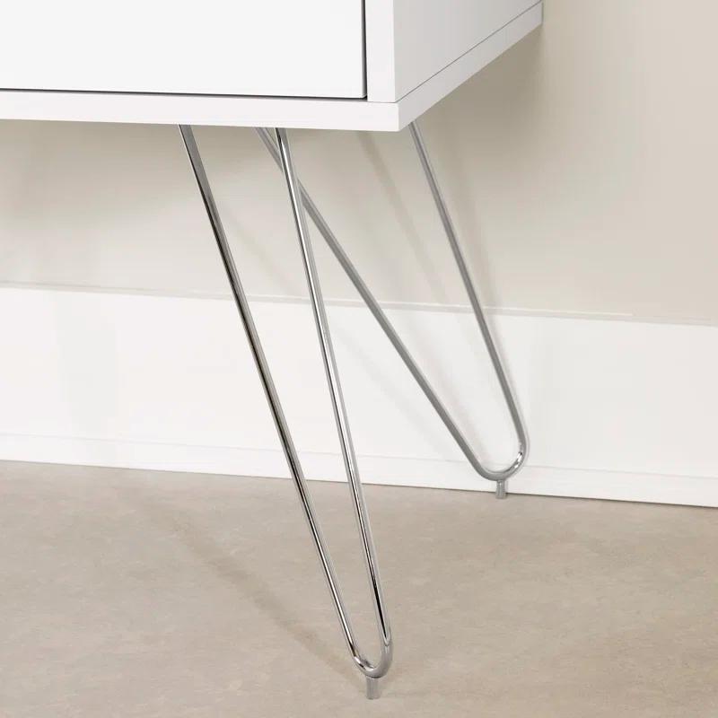 South Shore Slendel Nightstand Pure White