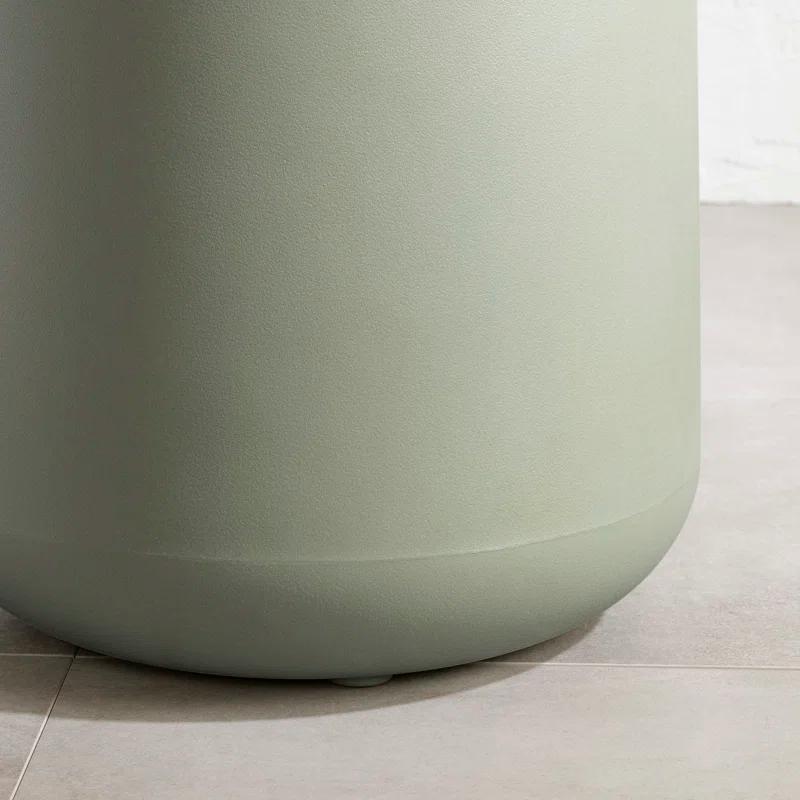 Dalya 15.75'' Plastic / Acrylic Outdoor Side Table