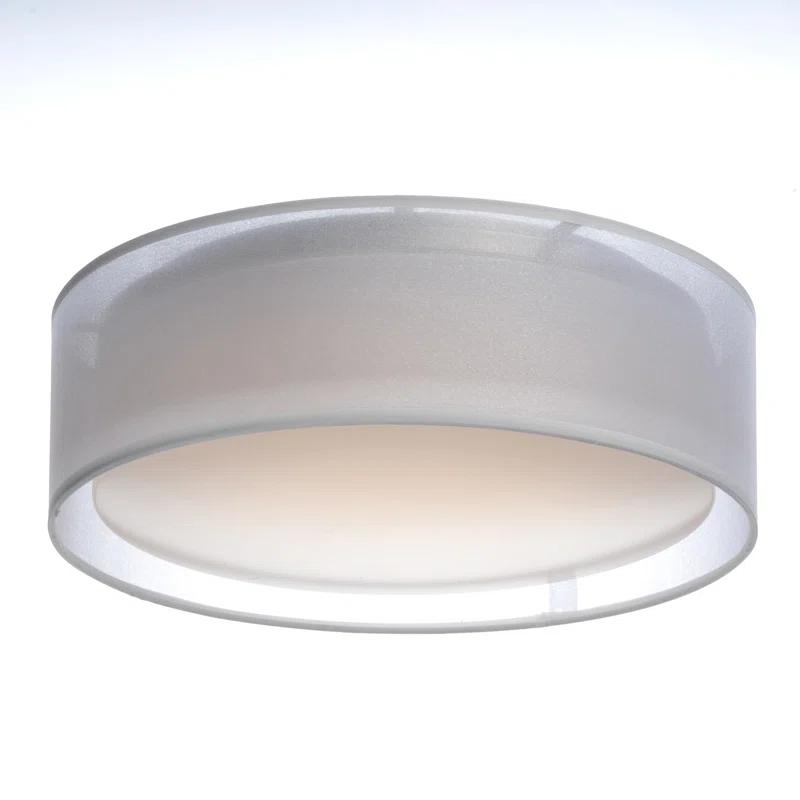 Jessalyn 3 Light Acrylic LED Flush Mount