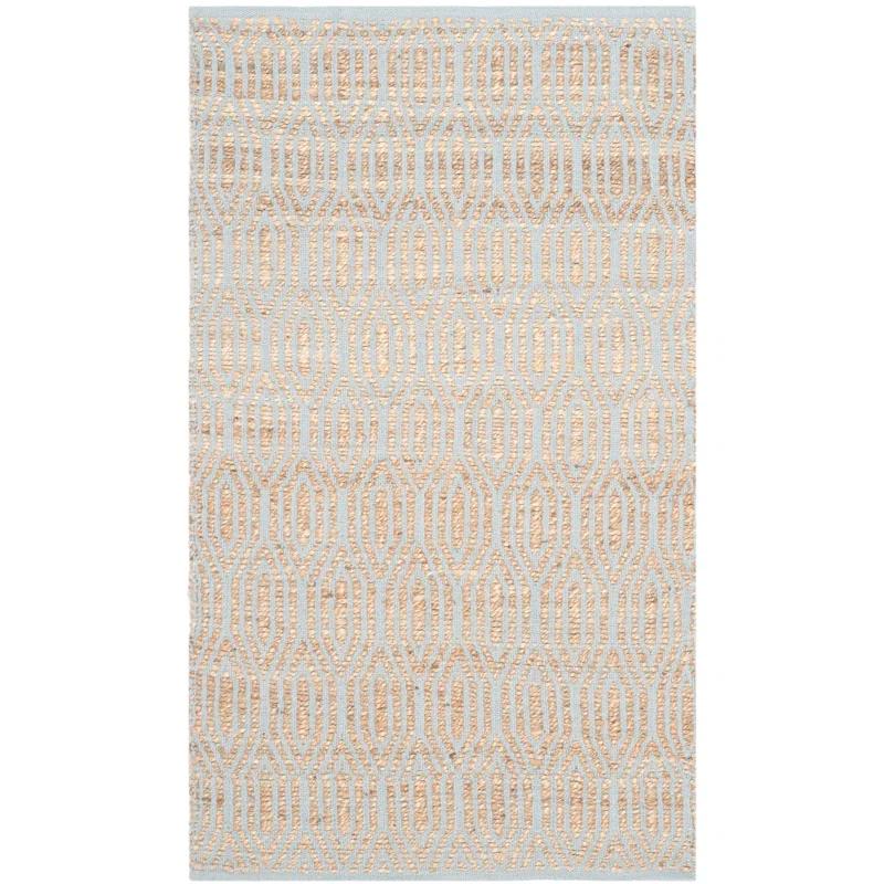 Safavieh Bourne Hand Woven 80% Jute, 20% Cotton Geometric Rug