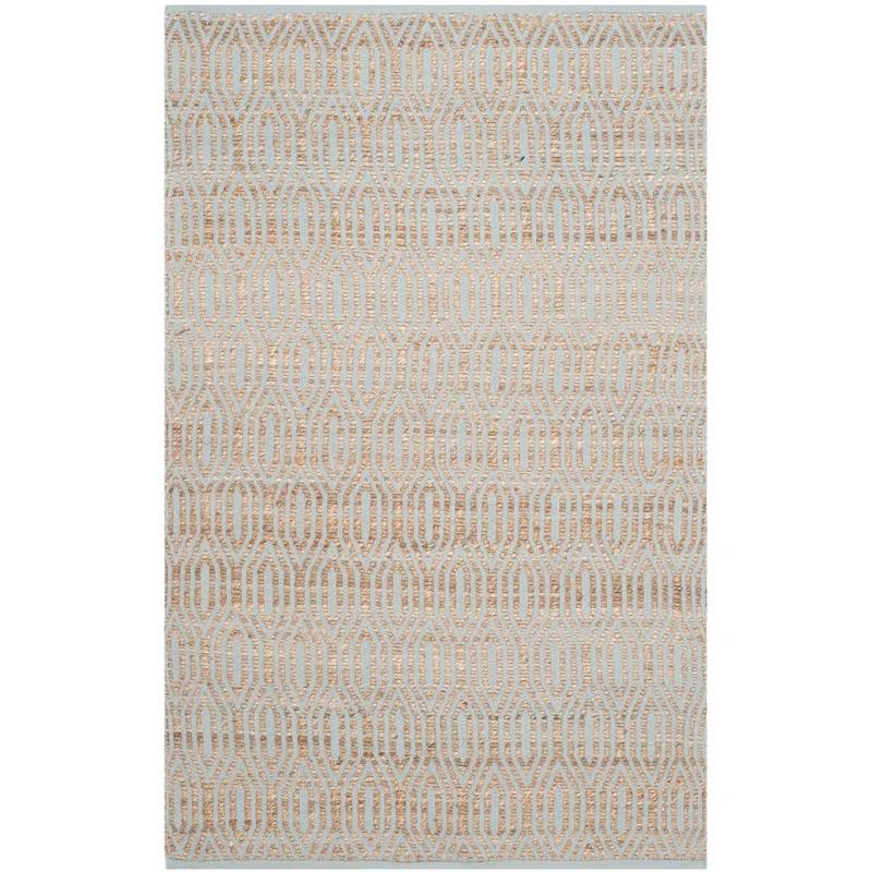 Safavieh Bourne Hand Woven 80% Jute, 20% Cotton Geometric Rug