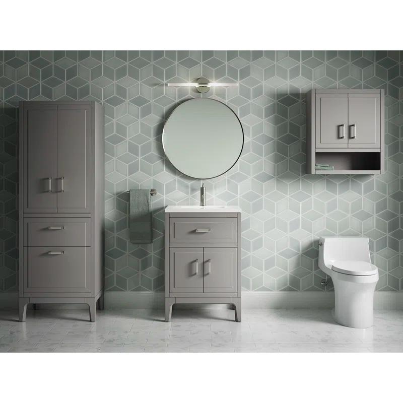 Seer 24" Freestanding Single Bathroom Vanity Cabinet with Sink and Quartz Top