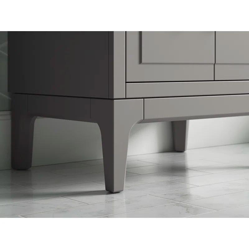Seer 24" Freestanding Single Bathroom Vanity Cabinet with Sink and Quartz Top