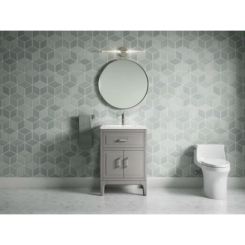 Seer 24" Freestanding Single Bathroom Vanity Cabinet with Sink and Quartz Top