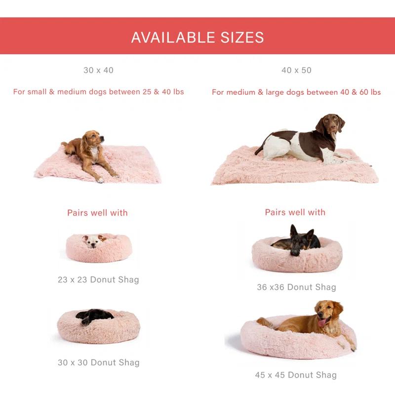 Best Friends By Sheri Best Friends by Sheri Calming Shag Fur Pet Throw Blanket