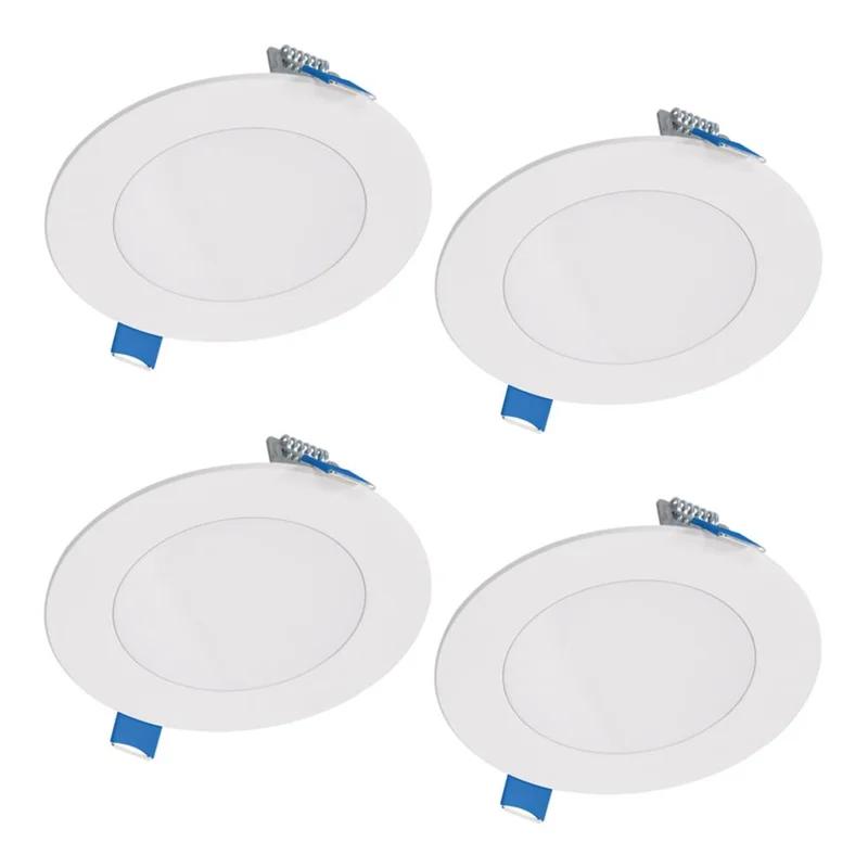 Halo Matte White 4 in. LED Energy Star Canless Recessed Downlight