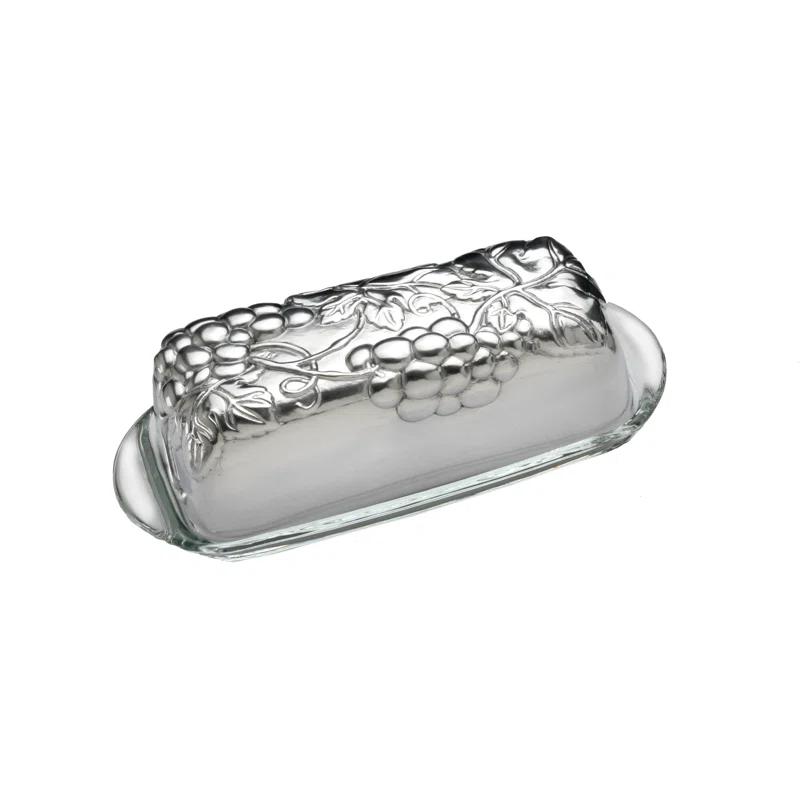 Arthur Court Designs Arthur Court Designs Grape Aluminum Butter Dish