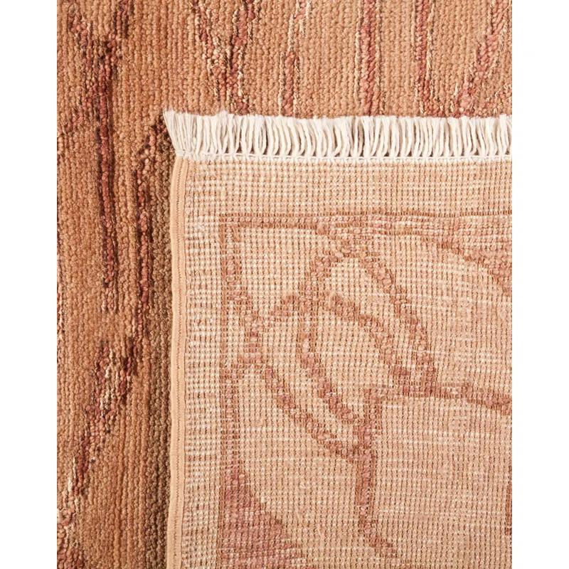 Solo Rugs One-of-a-Kind Hand-Knotted New Age 6' x 8'9" Wool Area Rug in Beige | Perigold