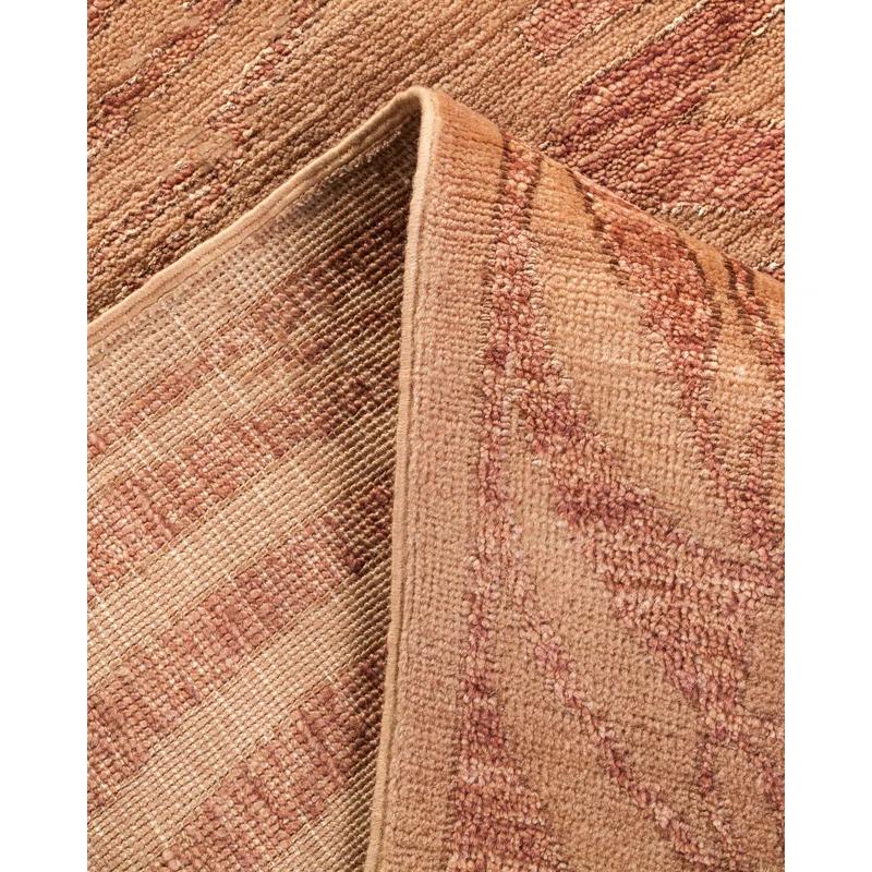 Solo Rugs One-of-a-Kind Hand-Knotted New Age 6' x 8'9" Wool Area Rug in Beige | Perigold