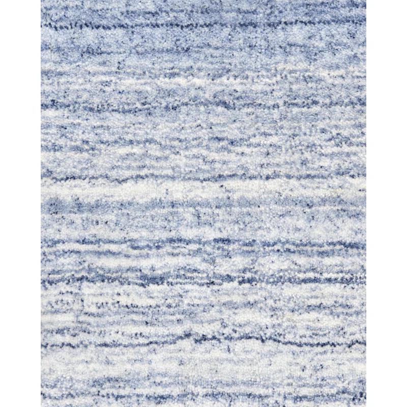 Rafael Hand-Crafted Blue Ombre Wool 8' x 10' Area Rug