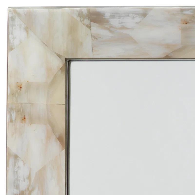Fragment Engineered Wood Flat Wall Mirror