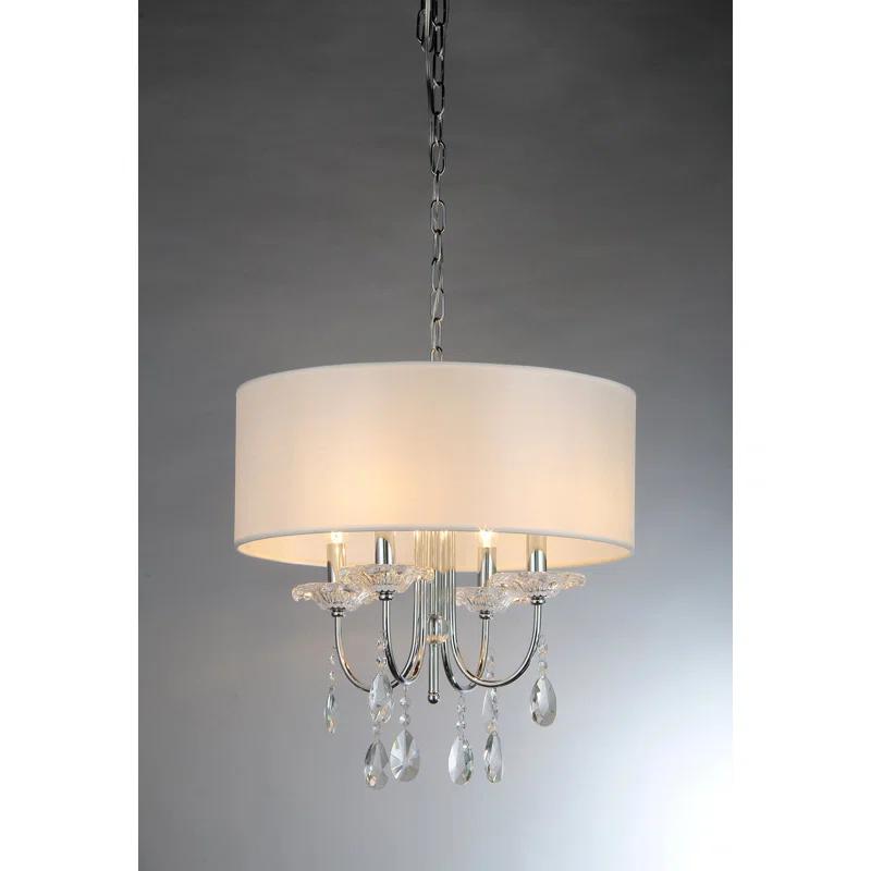 Bliss 4 - Light Dimmable Drum Chandelier