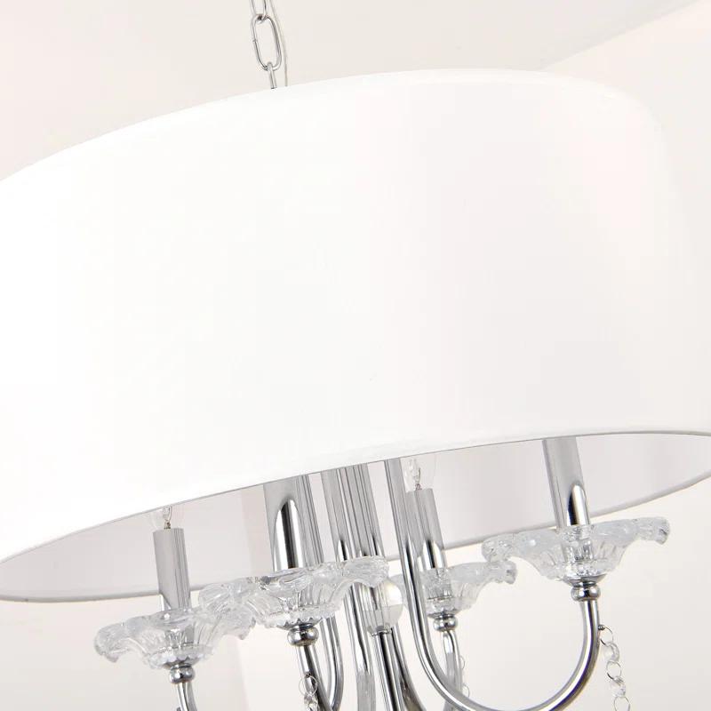 Bliss 4 - Light Dimmable Drum Chandelier
