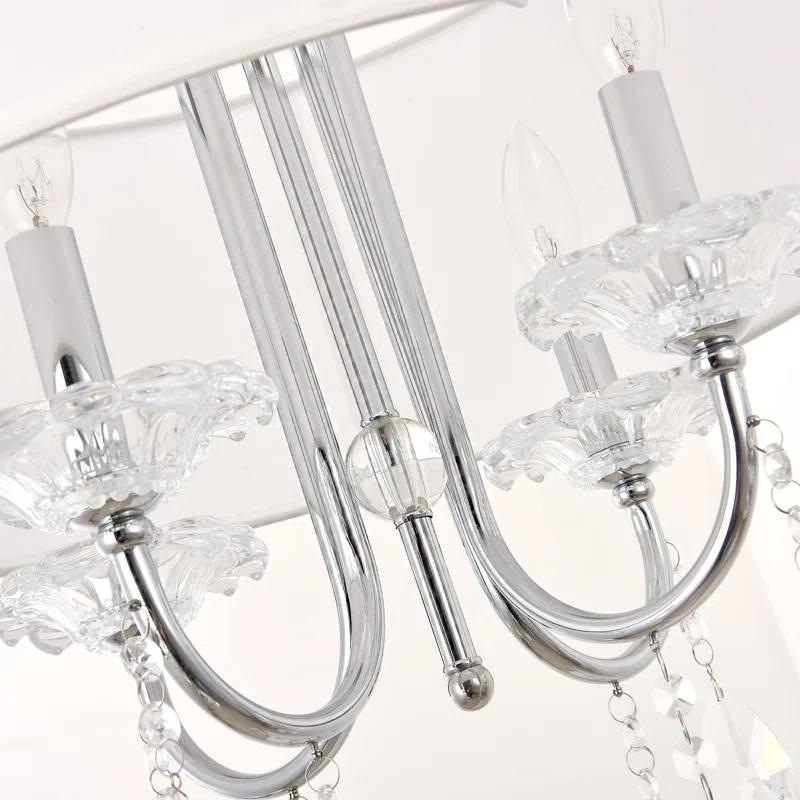 Bliss 4 - Light Dimmable Drum Chandelier