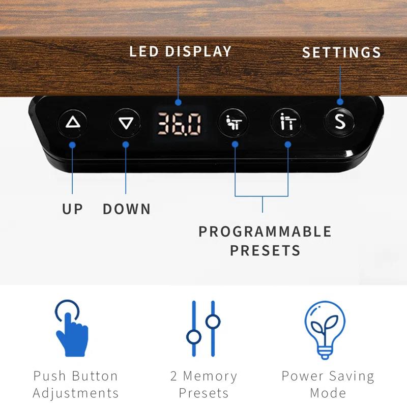 Vivo VIVO 47" x 24" Electric Sit Stand Desk (DESK-E144BN series)