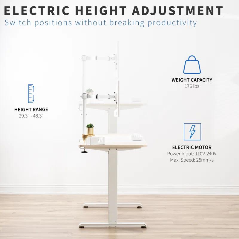 Vivo VIVO 47" x 24" Electric Sit Stand Desk (DESK-E144BN series)