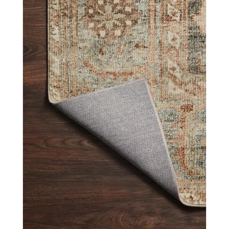 Aegean Blue Oriental CloudPile 8' x 10' Easy-Care Area Rug