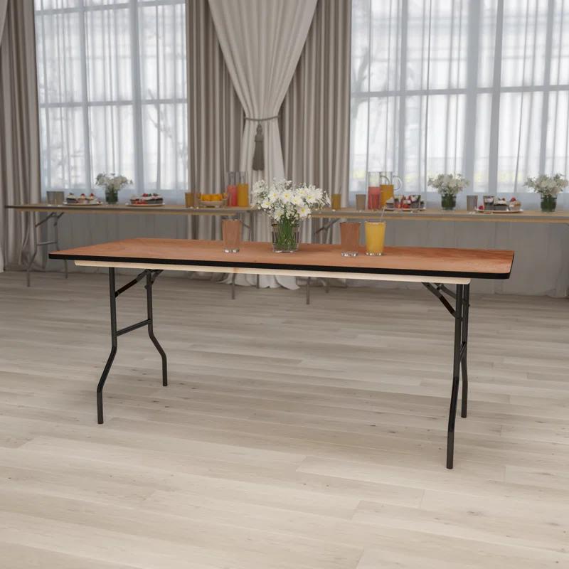 Flash Furniture Wofford Rectangular Wooden Folding Training and Event Table