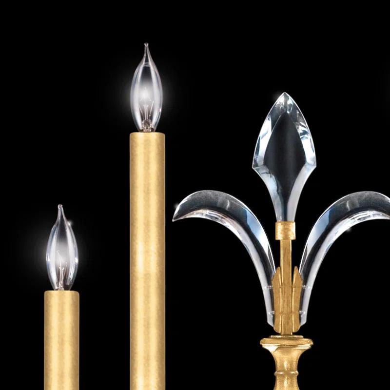 Beveled Arcs Candle Wall Light