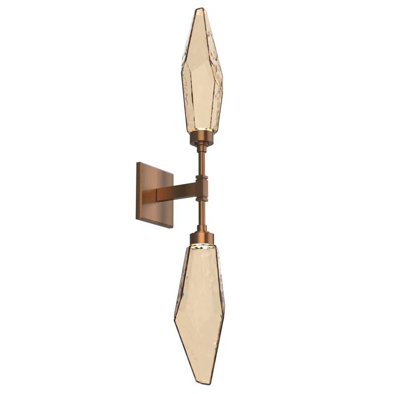 Rock Crystal Double Wall Sconce