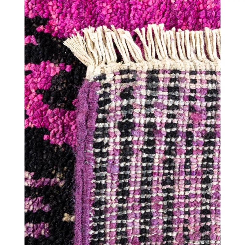 Isabelline One-of-a-Kind 10' 0" X 14' 3" 2010s Wool Area Rug in Purple