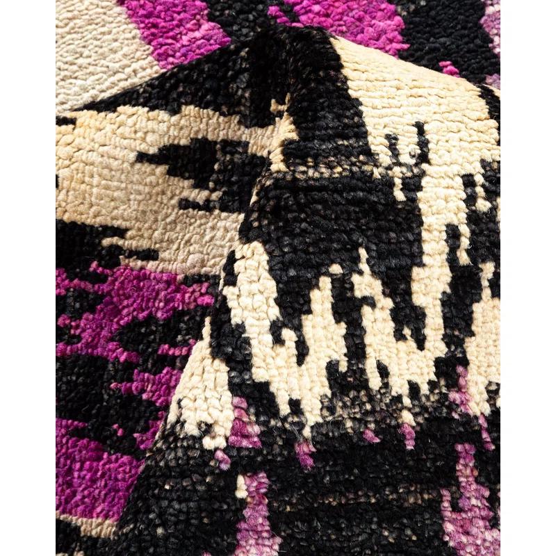 Isabelline One-of-a-Kind 10' 0" X 14' 3" 2010s Wool Area Rug in Purple