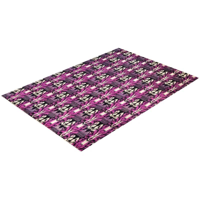 Isabelline One-of-a-Kind 10' 0" X 14' 3" 2010s Wool Area Rug in Purple