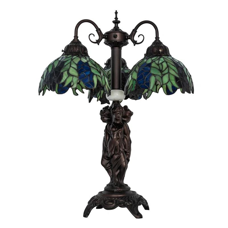 Meyda Lighting Meyda Tiffany & Stained Glass Metal Arched Lamp