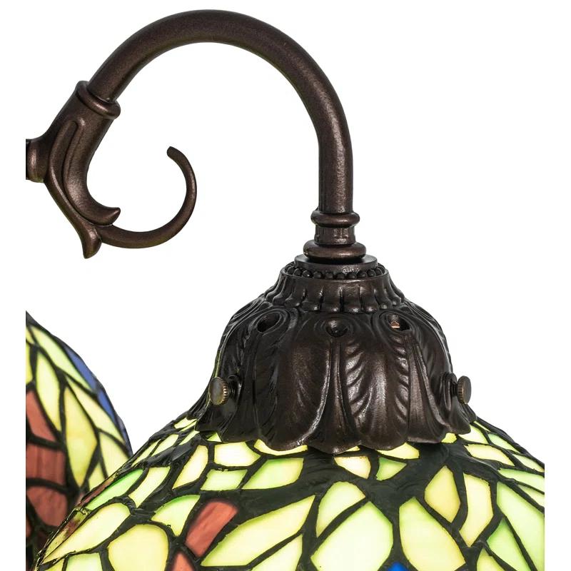 Meyda Lighting Meyda Tiffany & Stained Glass Metal Arched Lamp