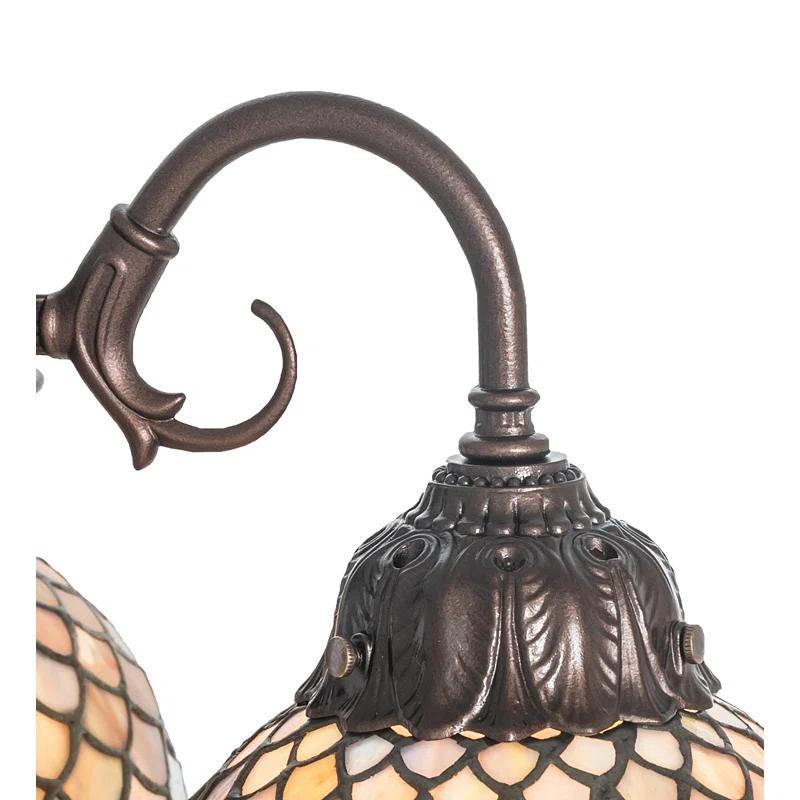 Meyda Lighting Meyda Tiffany & Stained Glass Metal Arched Lamp