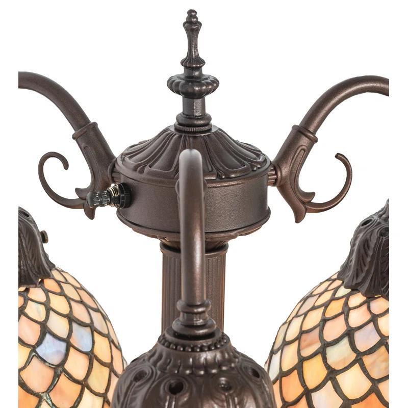 Meyda Lighting Meyda Tiffany & Stained Glass Metal Arched Lamp