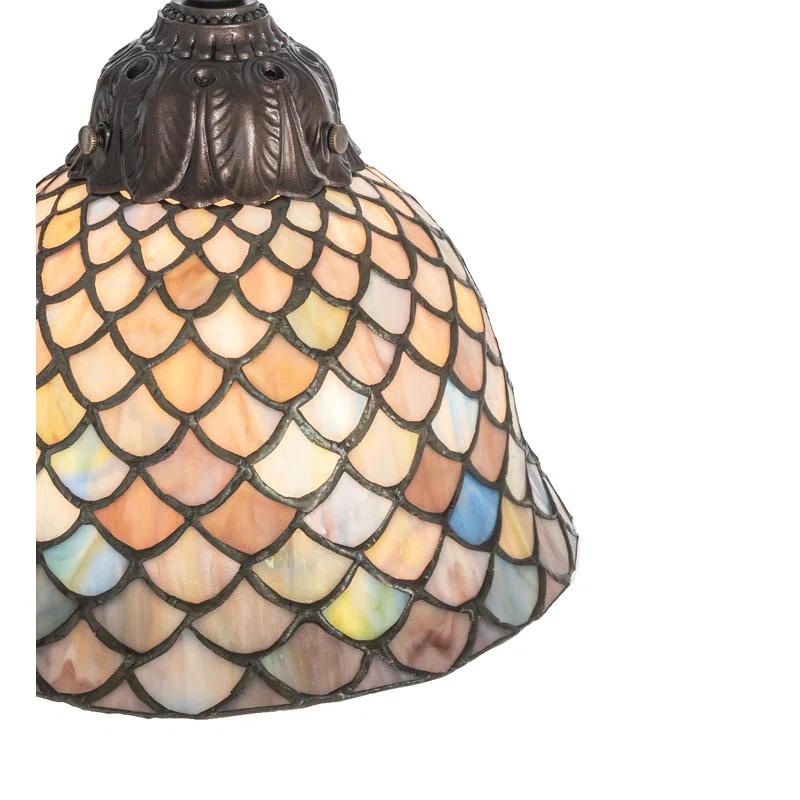 Meyda Lighting Meyda Tiffany & Stained Glass Metal Arched Lamp