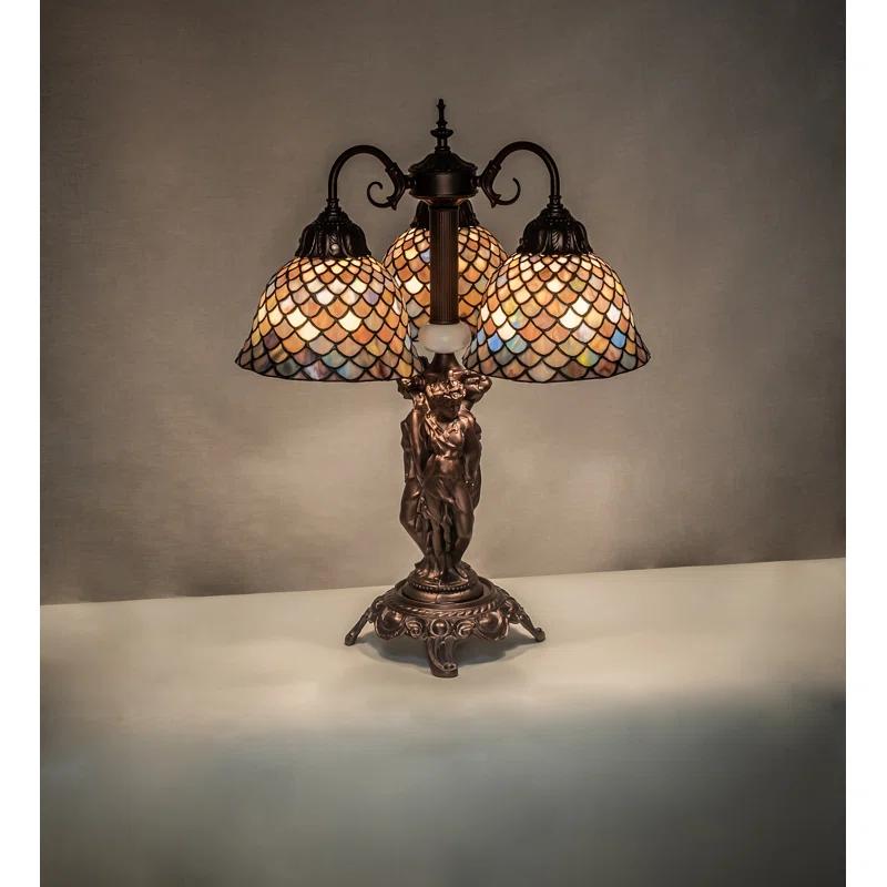 Meyda Lighting Meyda Tiffany & Stained Glass Metal Arched Lamp