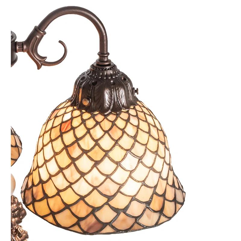 Meyda Lighting Meyda Tiffany & Stained Glass Metal Arched Lamp