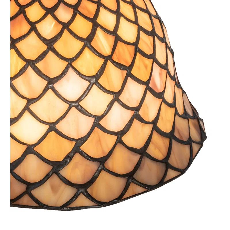Meyda Lighting Meyda Tiffany & Stained Glass Metal Arched Lamp