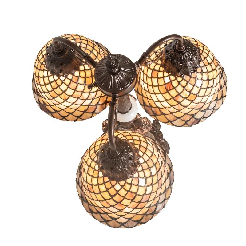 Meyda Lighting Meyda Tiffany & Stained Glass Metal Arched Lamp