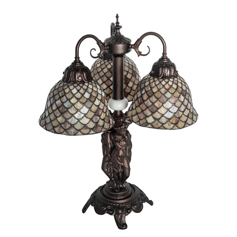 Meyda Lighting Meyda Tiffany & Stained Glass Metal Arched Lamp