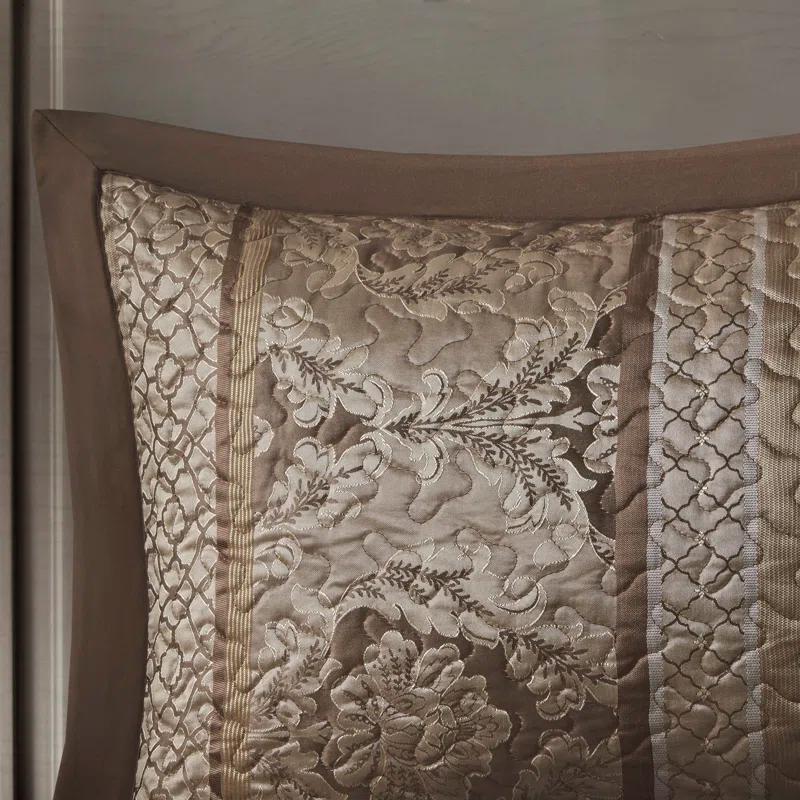 Bellagio 5 Piece Reversible Jacquared Coverlet Set