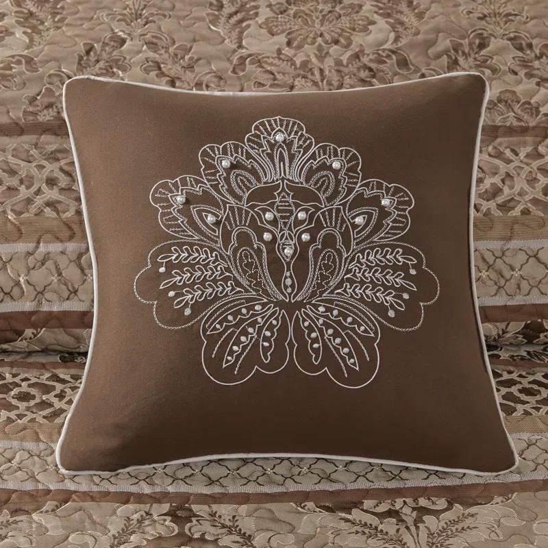 Bellagio 5 Piece Reversible Jacquared Coverlet Set